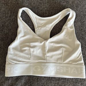 Gymshark White Sports Bra